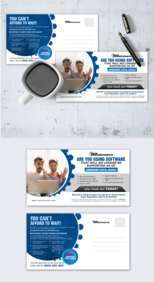 Microsoft End of Life Postcard | Diseño de Flyer por ZeneFashions