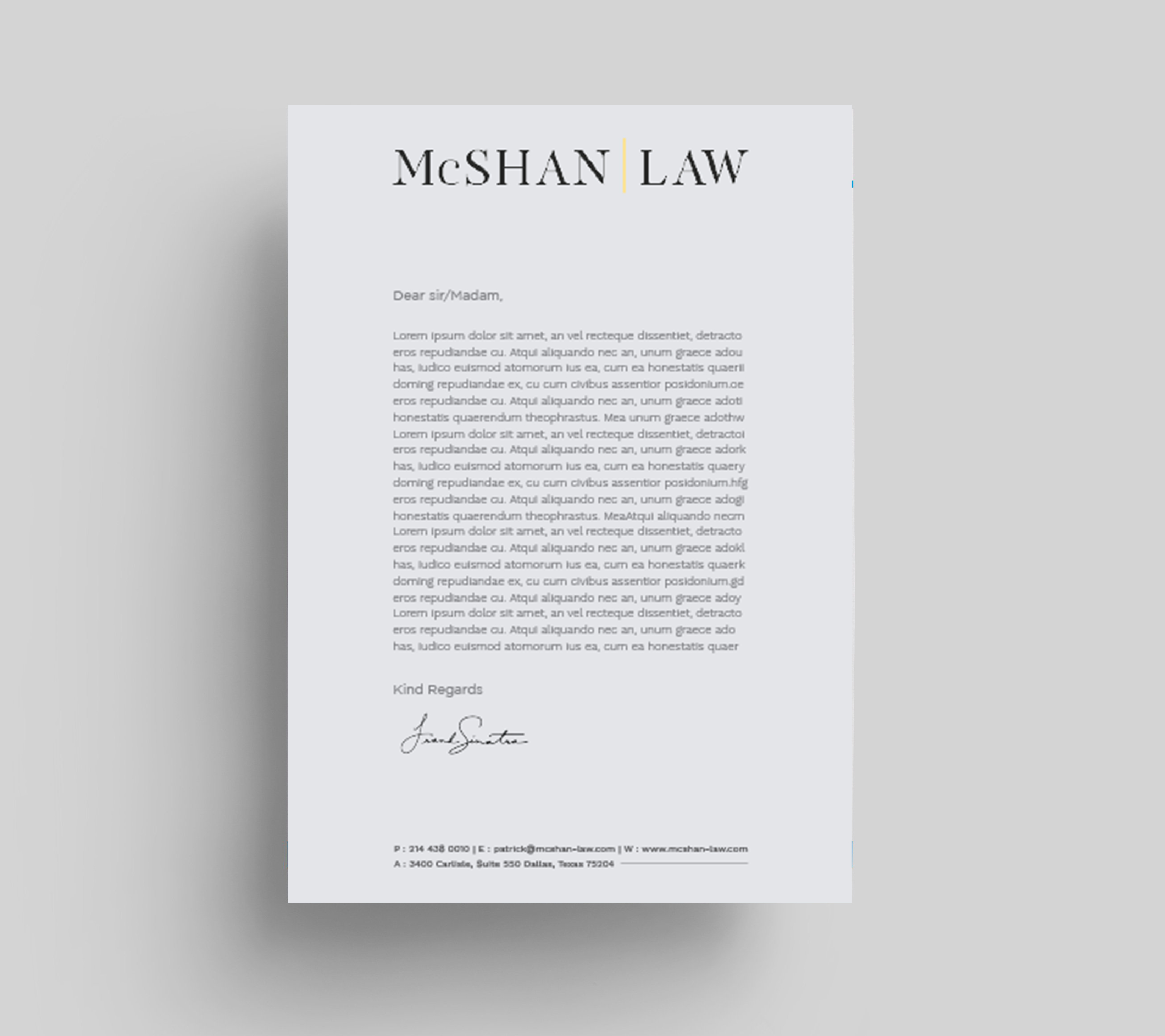 Letterhead Design by Tripti Ranjan Gain for this project | Design #23092460