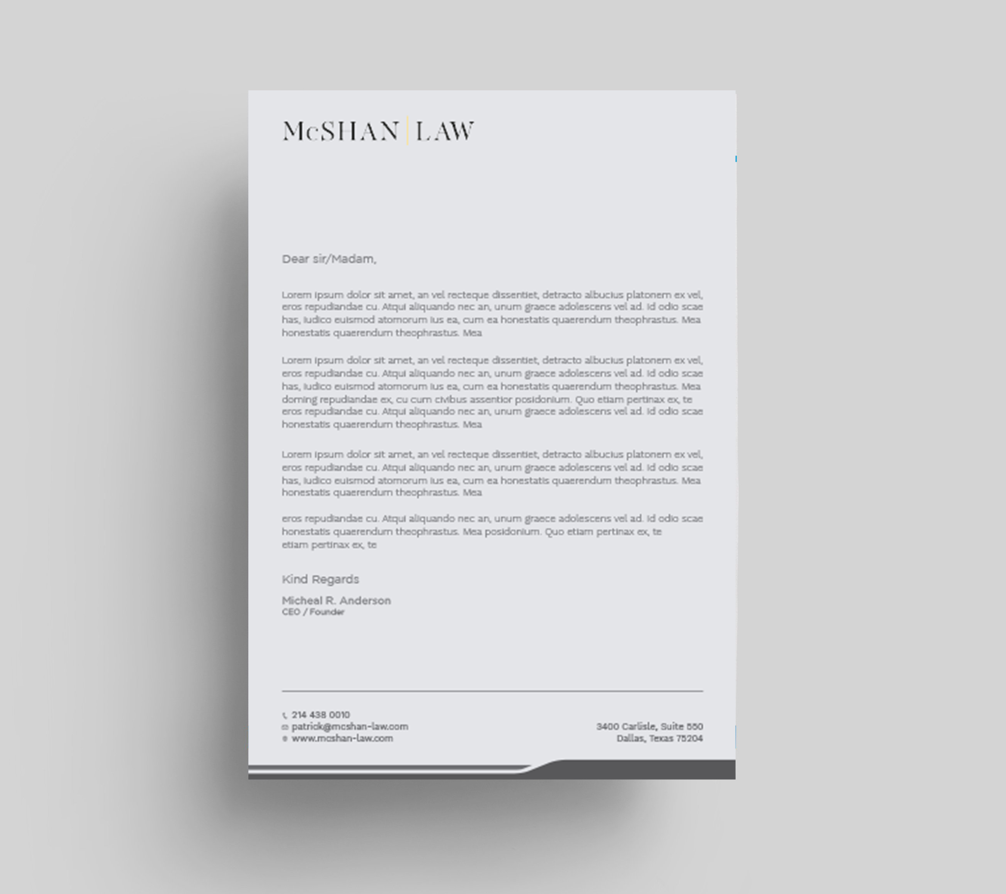 Letterhead Design by Tripti Ranjan Gain for this project | Design #23092467
