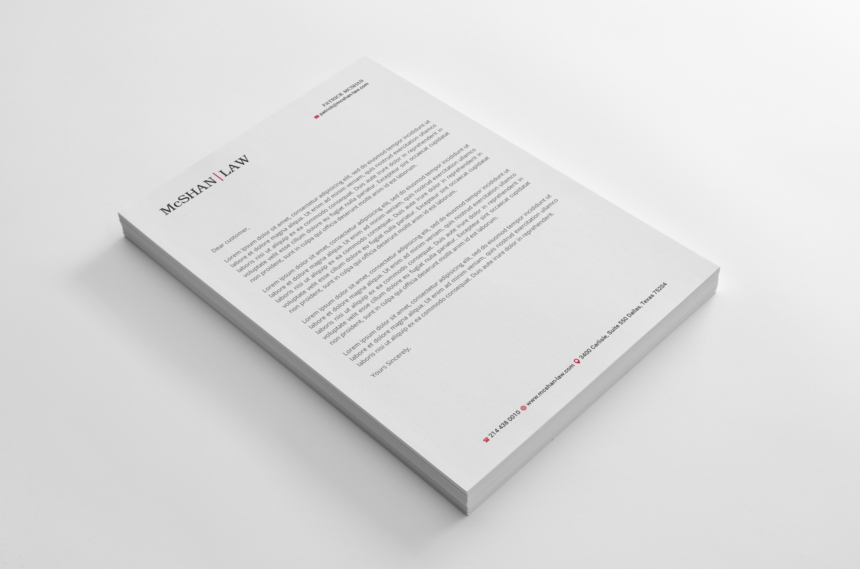 Letterhead Design by R.design for this project | Design #23172317