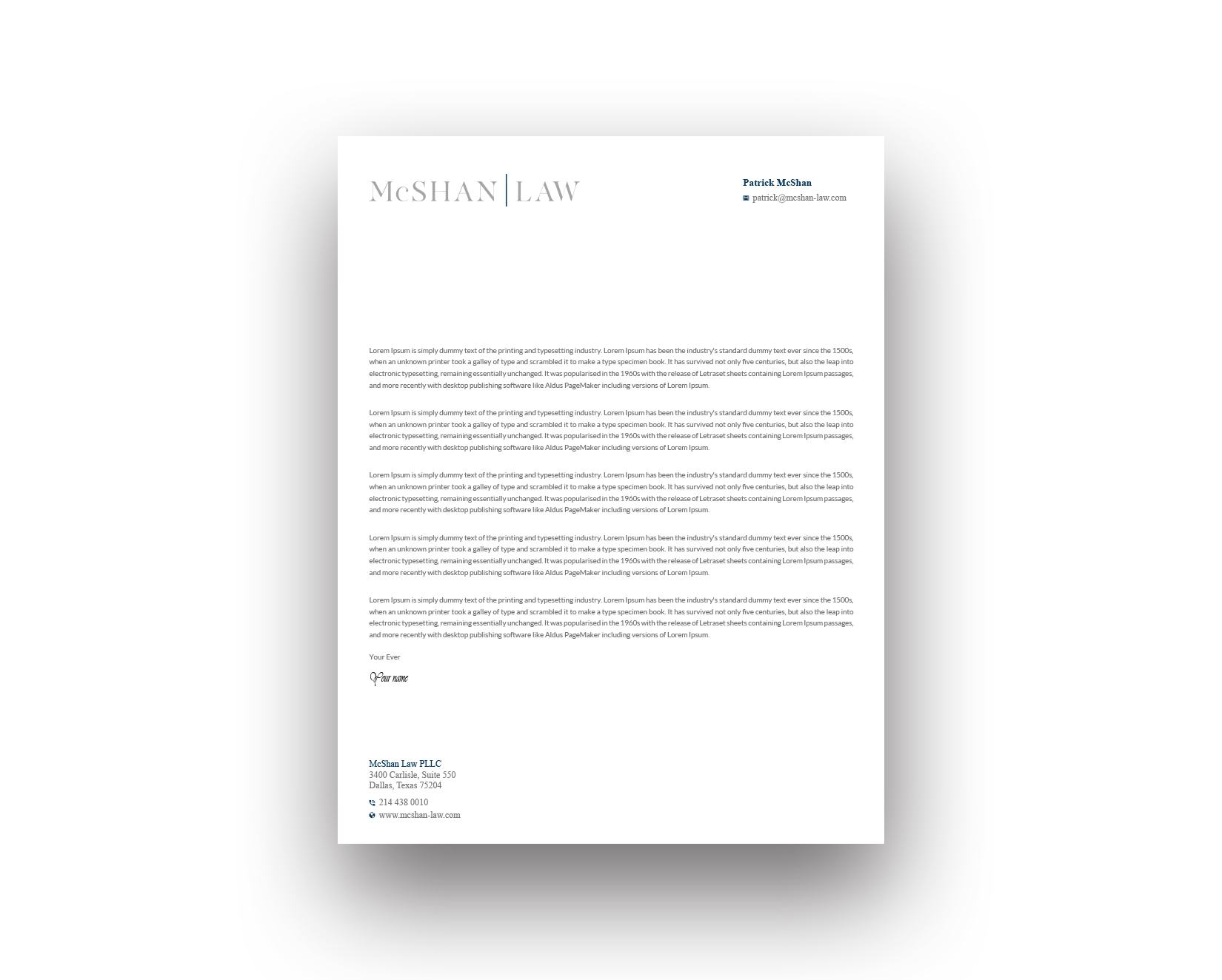 Letterhead Design by Uttom 2 for this project | Design #23097546