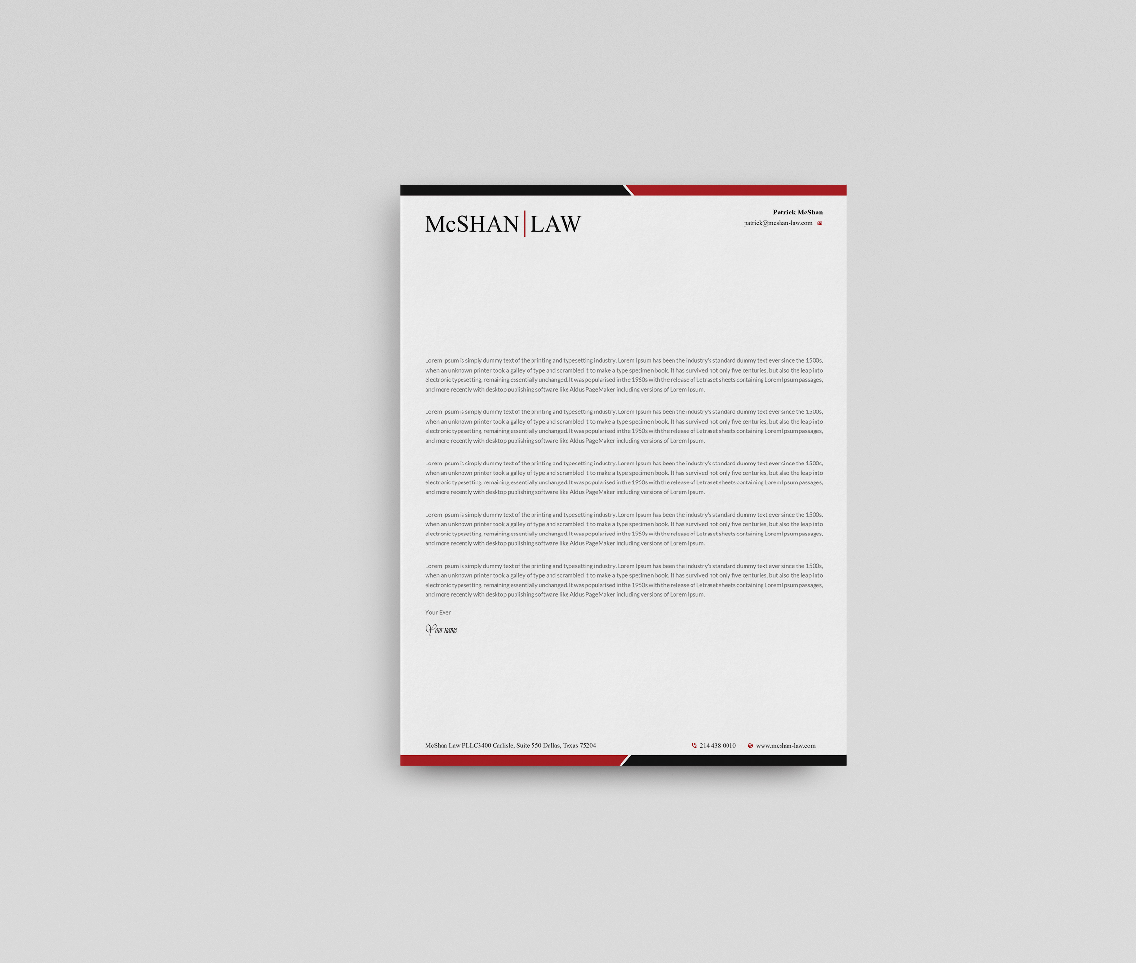Letterhead Design by Uttom 2 for this project | Design #23137639