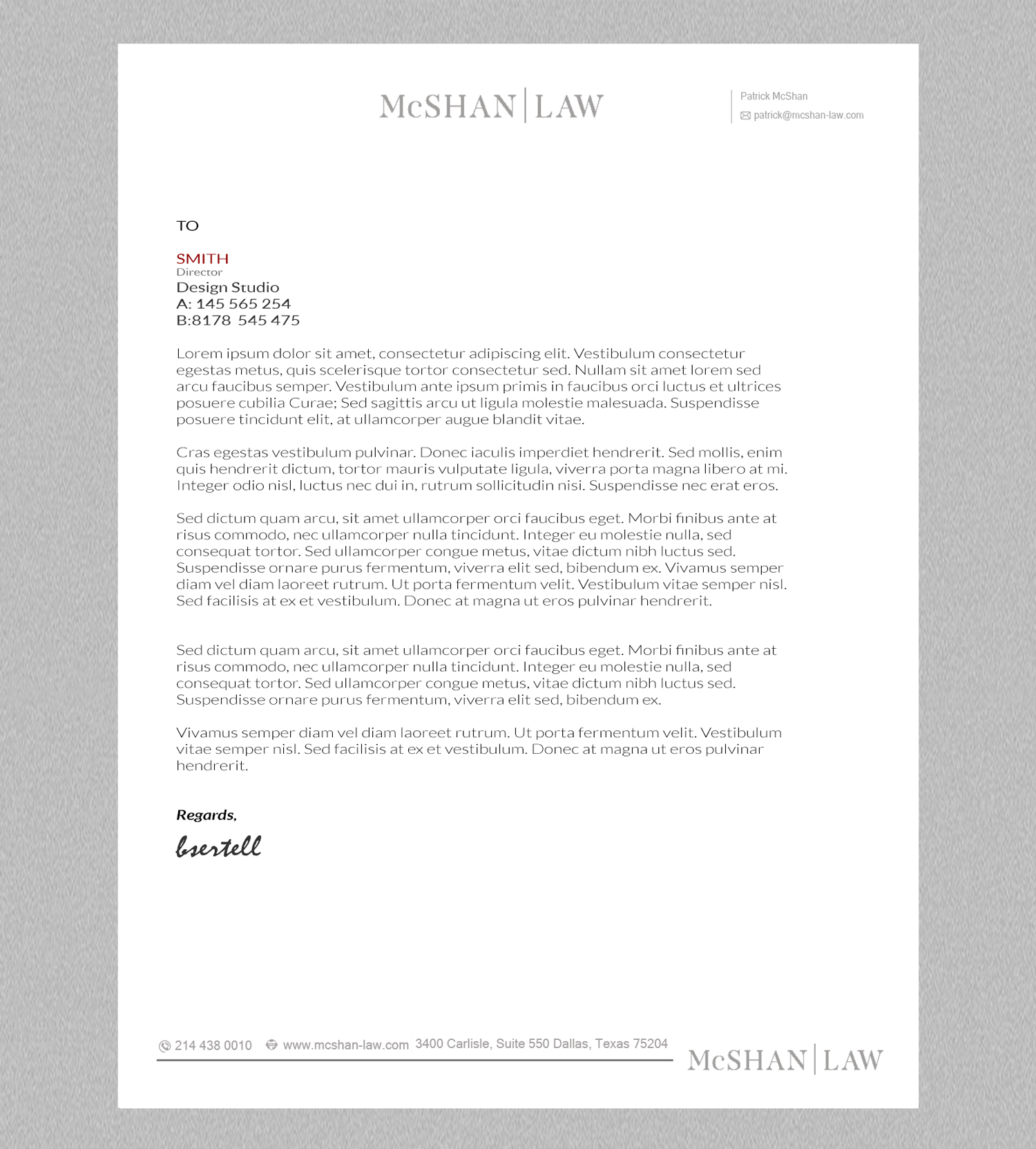Letterhead Design by AN7 for this project | Design #23091296