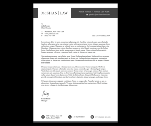 Letterhead Design by lucas 17 for this project | Design: #23091244