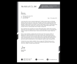 Letterhead Design by lucas 17 for this project | Design: #23091245
