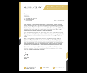 Letterhead Design by lucas 17 for this project | Design: #23091246