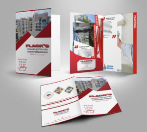 Brochure Design by Petter Goms for Flack's Painting & Waterproofing Inc. | Design: #23119840