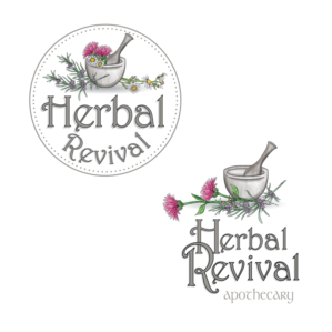 Herbal Revival or Herbal Revival Apothecary | Logo-Design von Samantha Ward Design