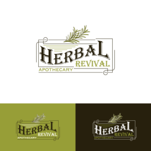 Herbal Revival or Herbal Revival Apothecary | Logo Design by Rii
