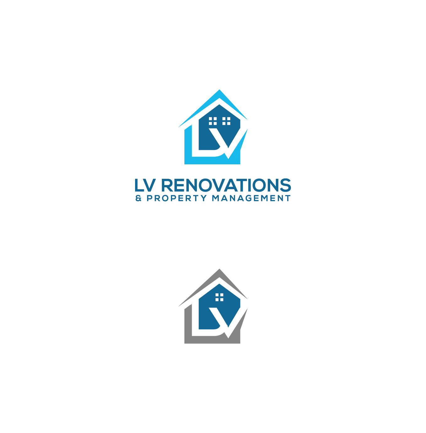 Logo-Design von Ves-Boycheva für LV RENOVATIONS & PROPERTY MANAGEMENT | Design #23143327