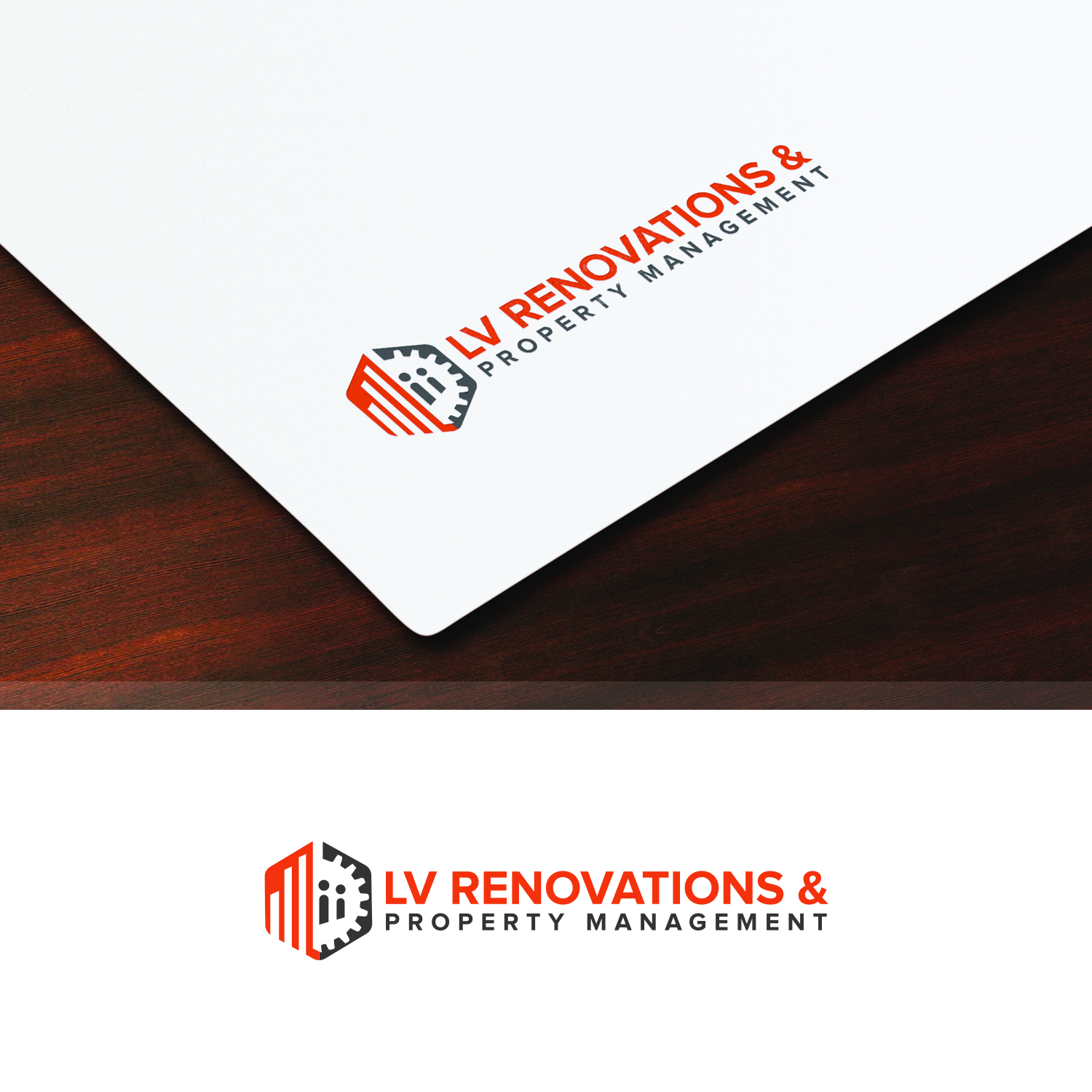 Diseño de Logo por Maxo-Biz para LV RENOVATIONS & PROPERTY MANAGEMENT | Diseño #23143428