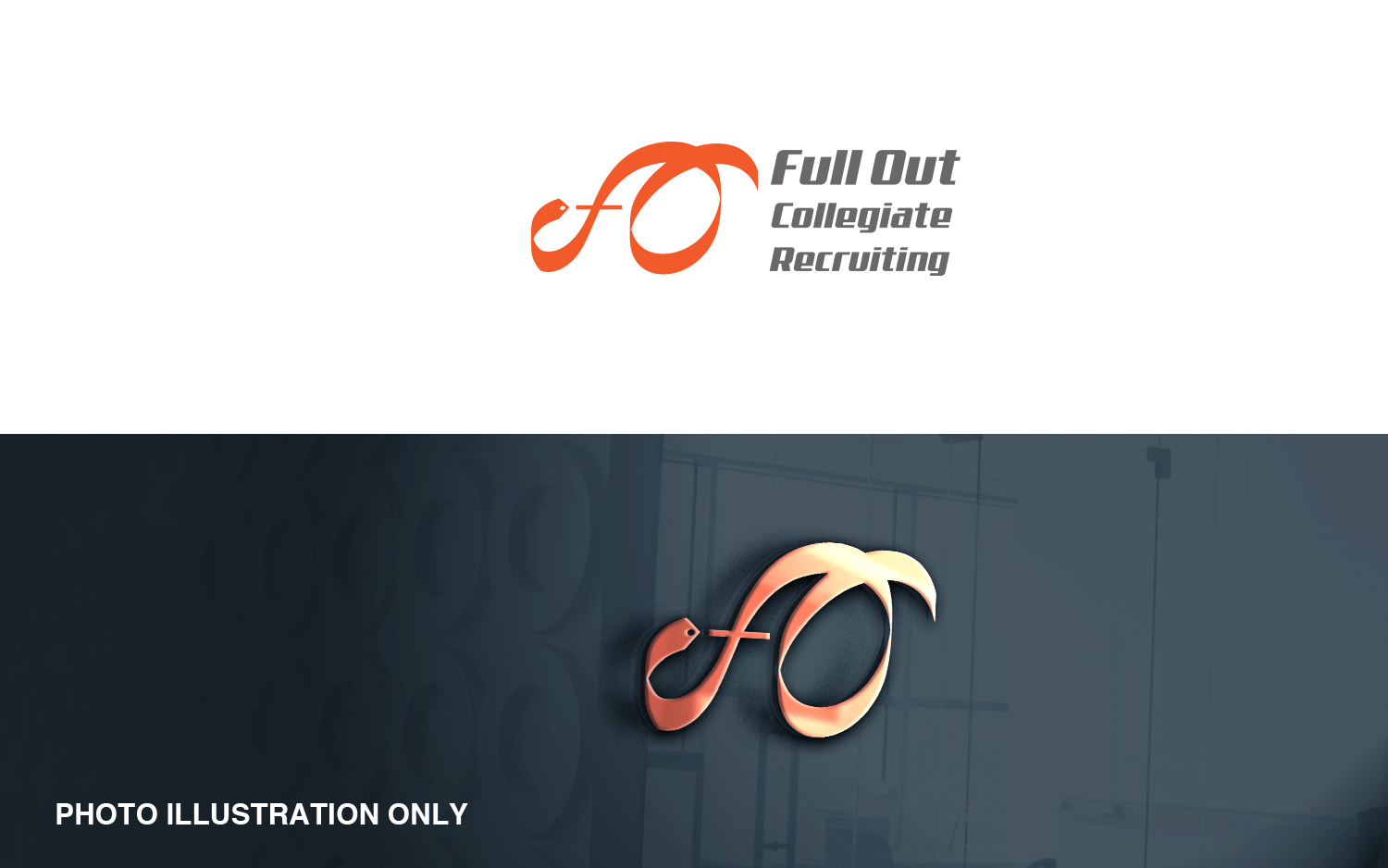 Logo-Design von MT für Full Out Collegiate Recruiting | Design #23091978