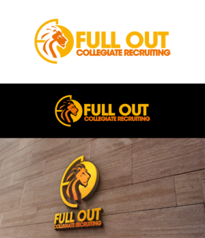Logo Design by trufya for Full Out Collegiate Recruiting | Design: #23097681