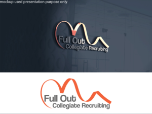 Logo Design by Rubia@ for Full Out Collegiate Recruiting | Design: #23090029