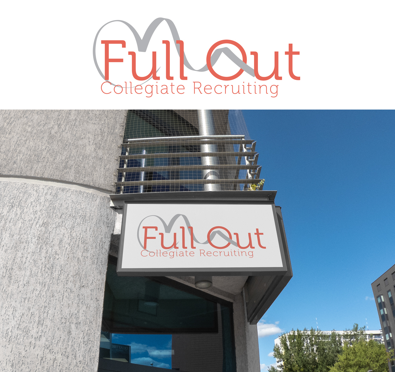 Logo Design by pd graphic 2 for Full Out Collegiate Recruiting | Design #23092599