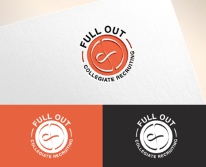 Logo Design by CreativeBaba for Full Out Collegiate Recruiting | Design: #23091166