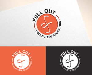 Logo Design by CreativeBaba for Full Out Collegiate Recruiting | Design: #23106634