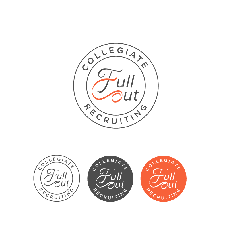 Logo Design by CreativeBaba for Full Out Collegiate Recruiting | Design #23117904