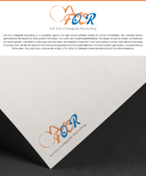 Logo Design by Natalie Eric for Full Out Collegiate Recruiting | Design: #23090506