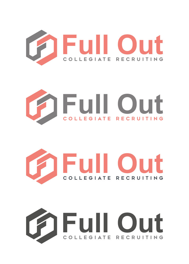 Logo Design by RaIHAN 21 for Full Out Collegiate Recruiting | Design: #23129092