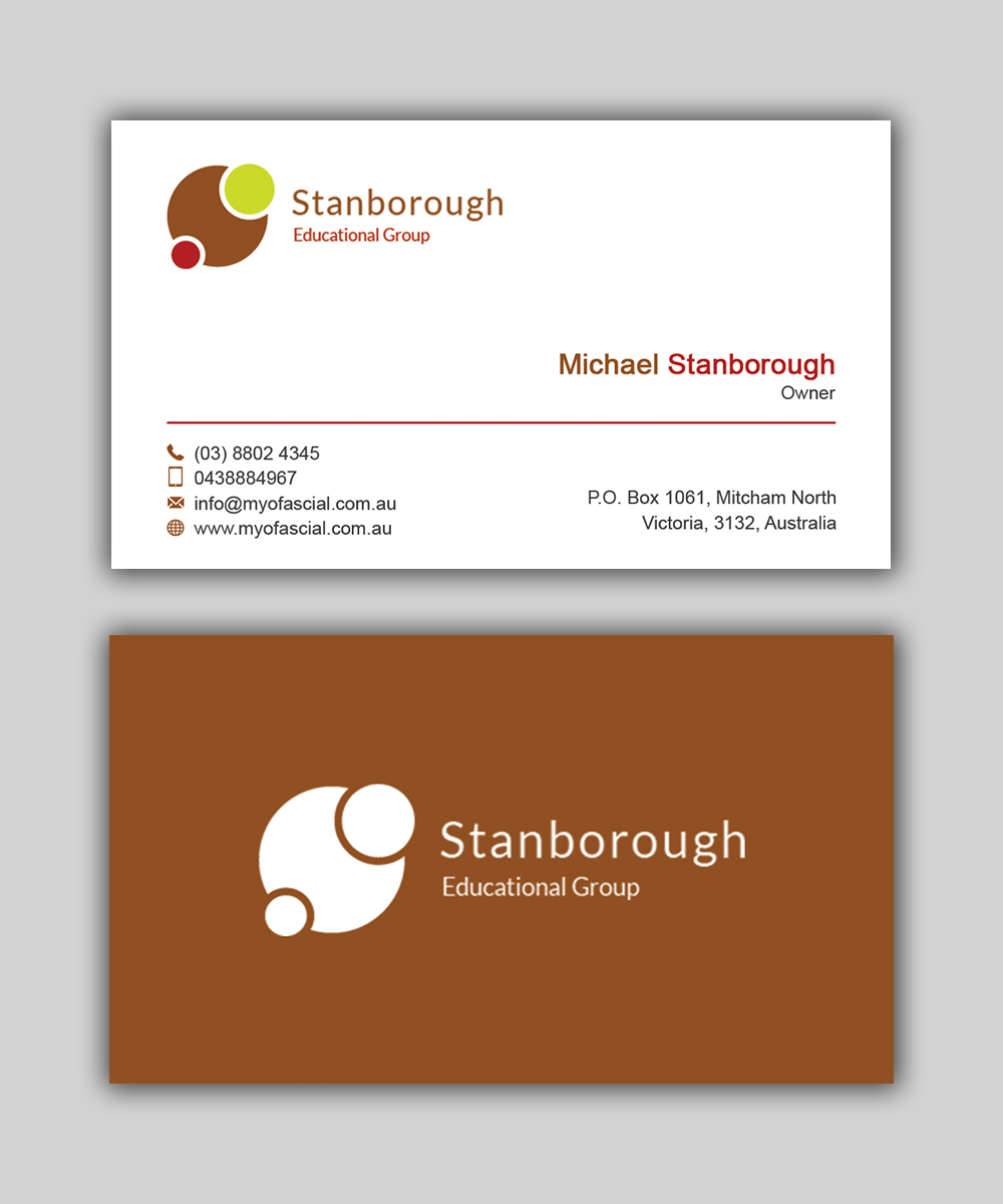 Business Card Design by T.R for this project | Design #23091991