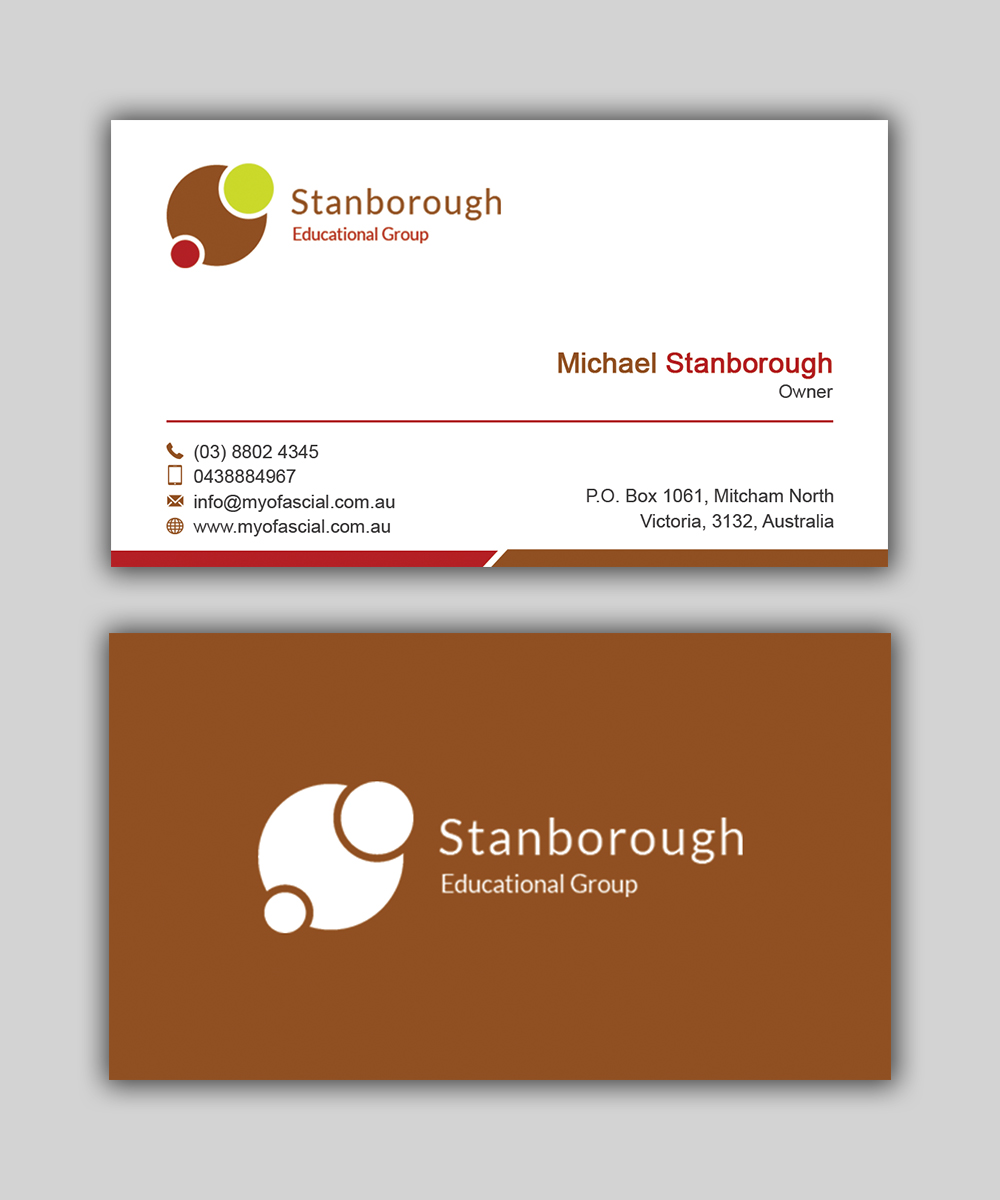 Business Card Design by T.R for this project | Design #23091995