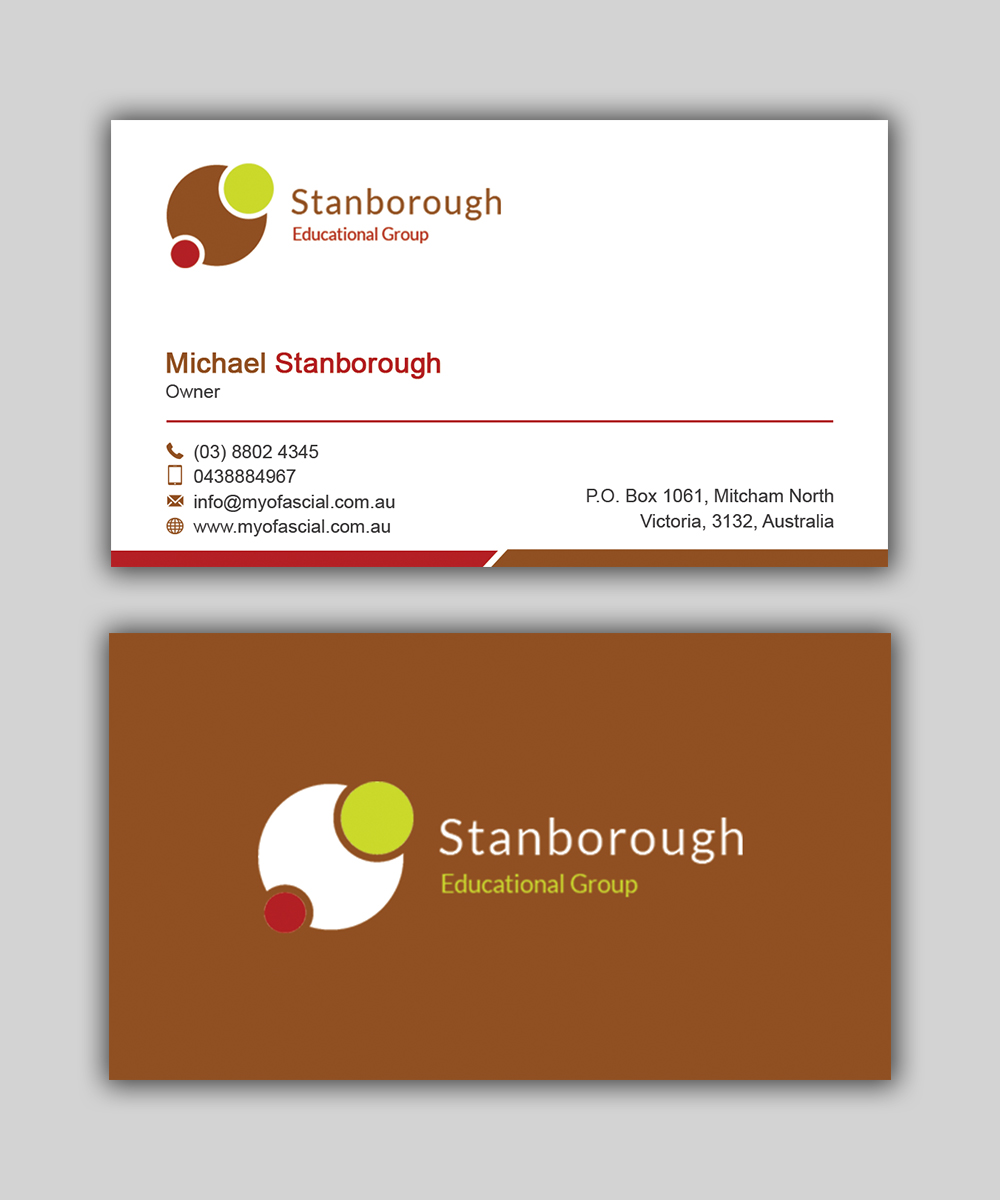 Business Card Design by T.R for this project | Design #23098431