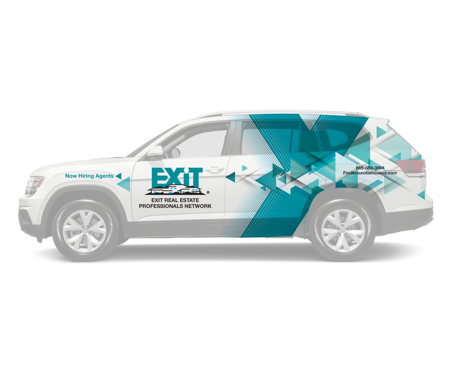 Bold, Modern, Real Estate Car Wrap Design for Exit Real Estate