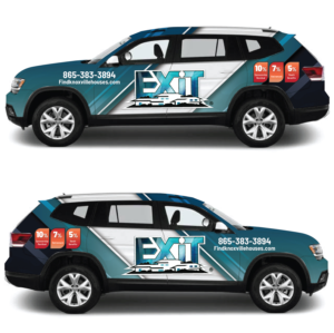 Car Wrap Design by Deziners Zone for Exit Real Estate Professionals Network | Design: #23102338