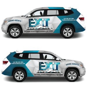 Car Wrap Design by Deziners Zone for Exit Real Estate Professionals Network | Design: #23118217