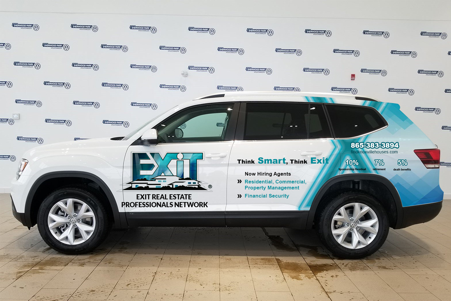 Car Wrap Design by Nilufa Lima for Exit Real Estate Professionals Network | Design #23159126