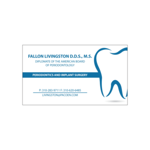 Periodontist business card  | Business Card Design by Ahmed Graphics