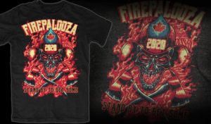 Firepalooza 2020 Firefighter Seminar T-Shirt | Diseño de Camiseta por Mayonpx