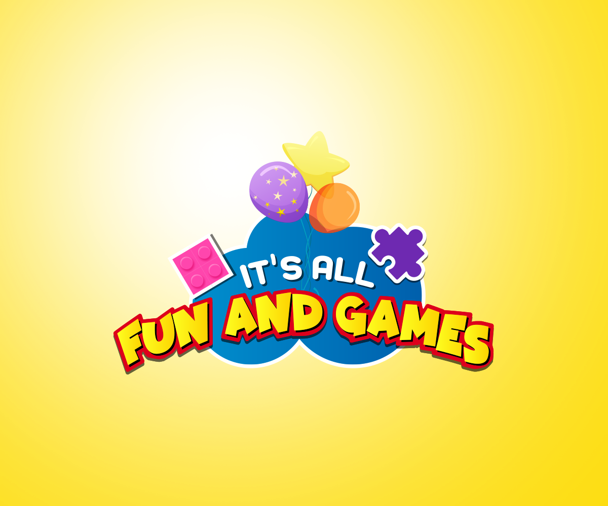 Playful, Colorful Logo Design for IT'S ALL FUN AND GAMES by DreamMaker ...