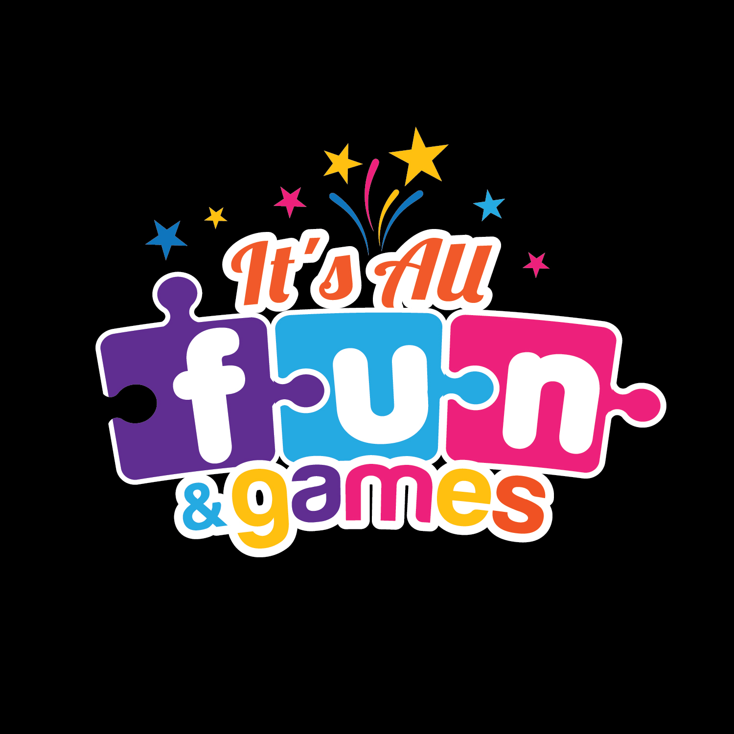 Playful, Colorful Logo Design for IT'S ALL FUN AND GAMES by concepts ...