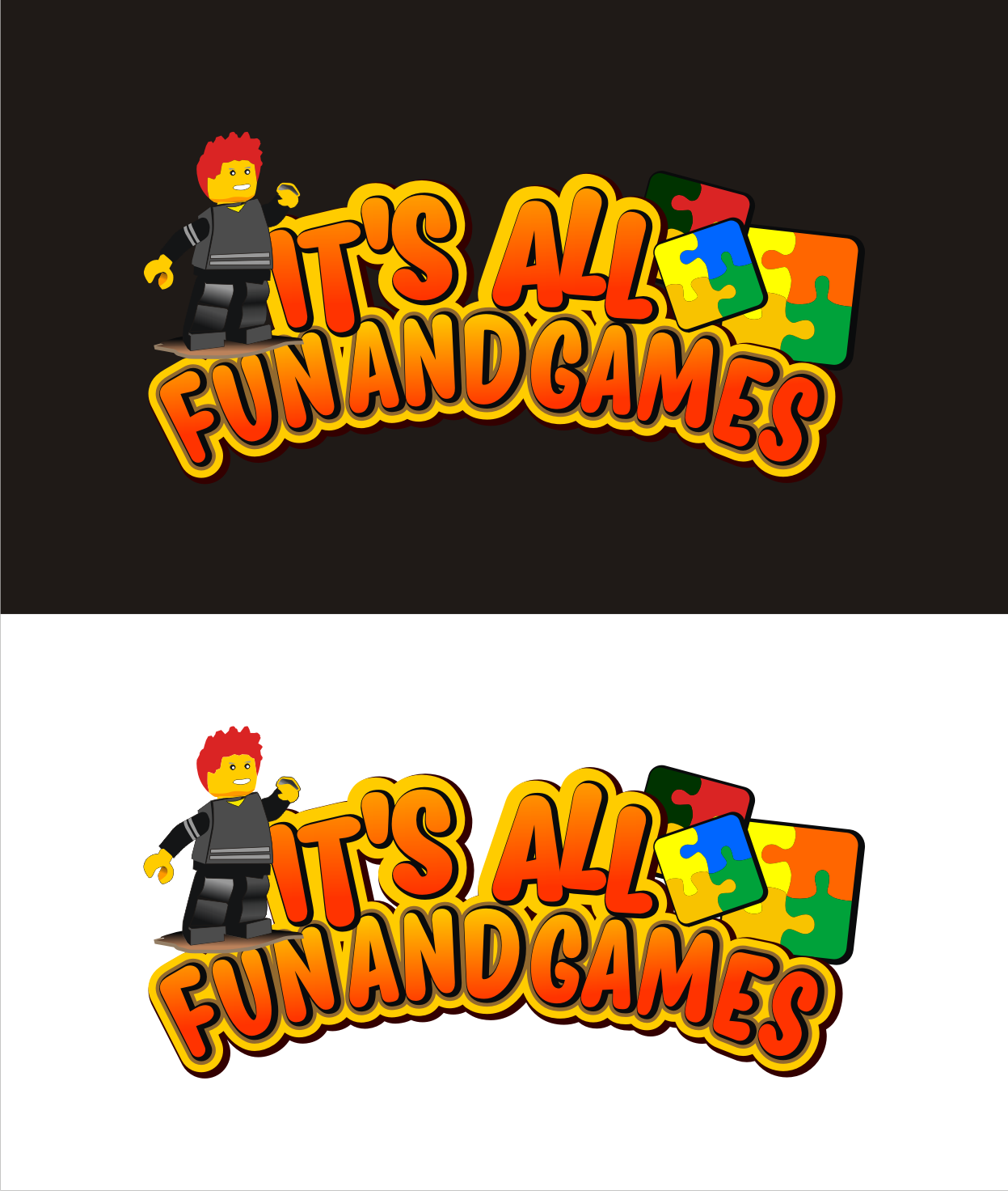 Playful, Colorful Logo Design for IT'S ALL FUN AND GAMES by yohe.yh80 ...