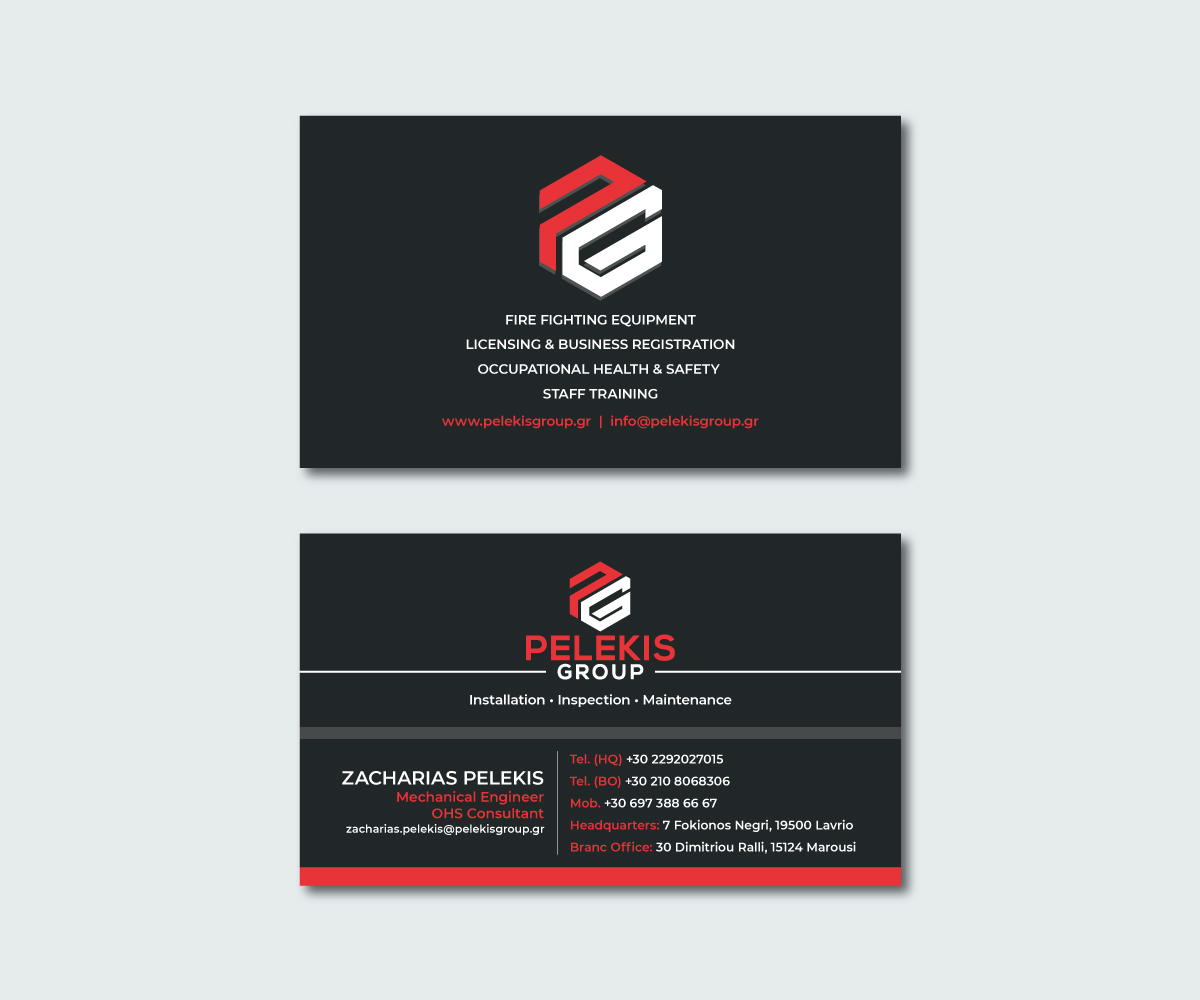 Business Card Design by M.Pirs for Pelekis Group | Design #23098788