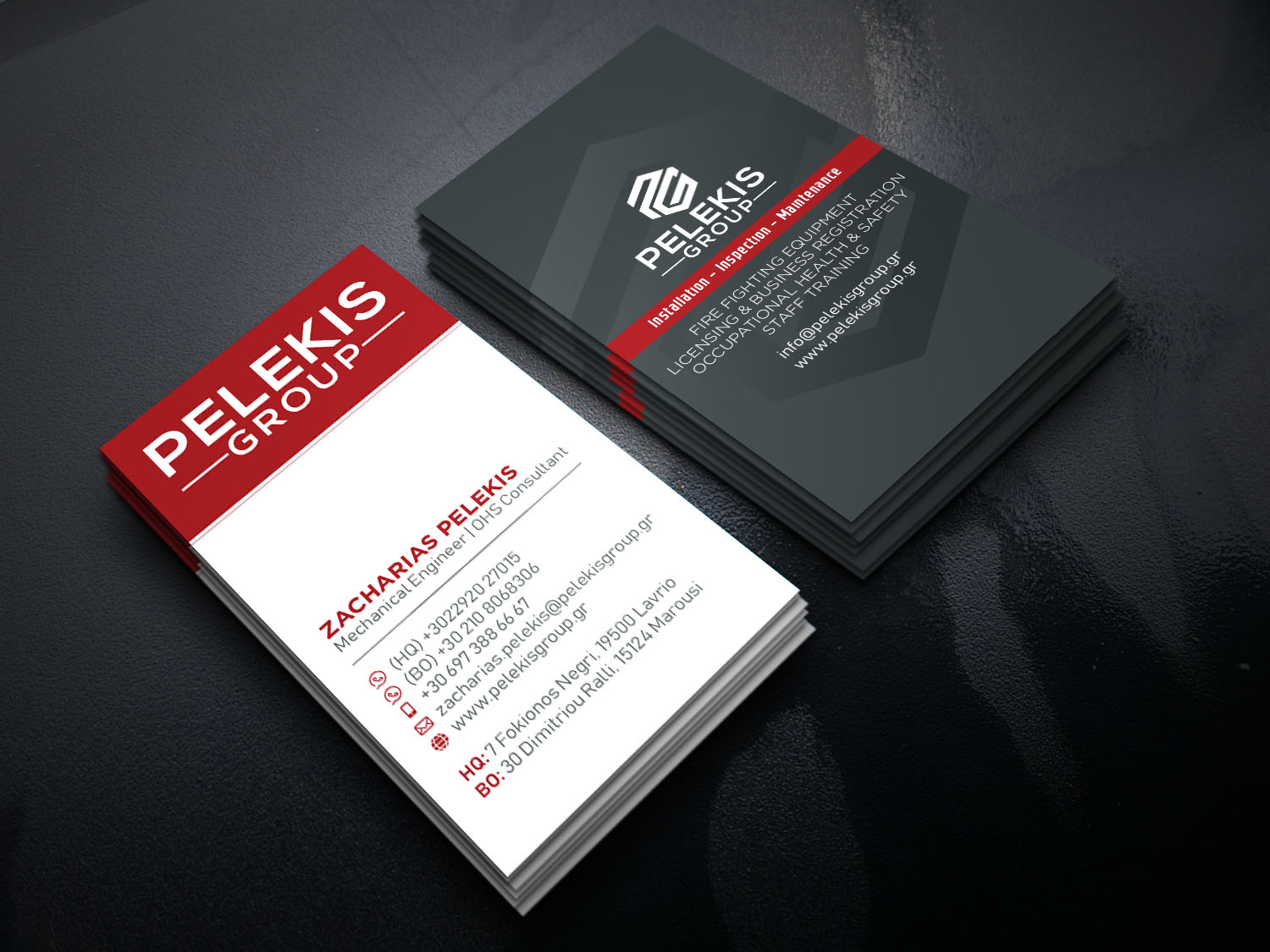 Business Card Design by Verified artistry (Design garden) for Pelekis Group | Design #23095217
