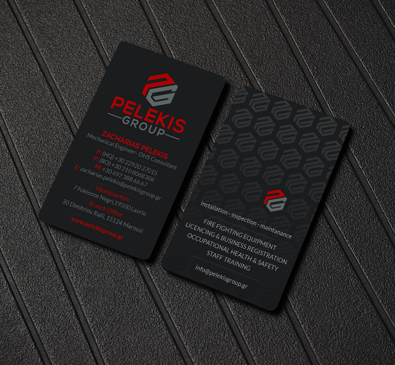 Business Card Design by Creations Box 2015 for Pelekis Group | Design #23099566