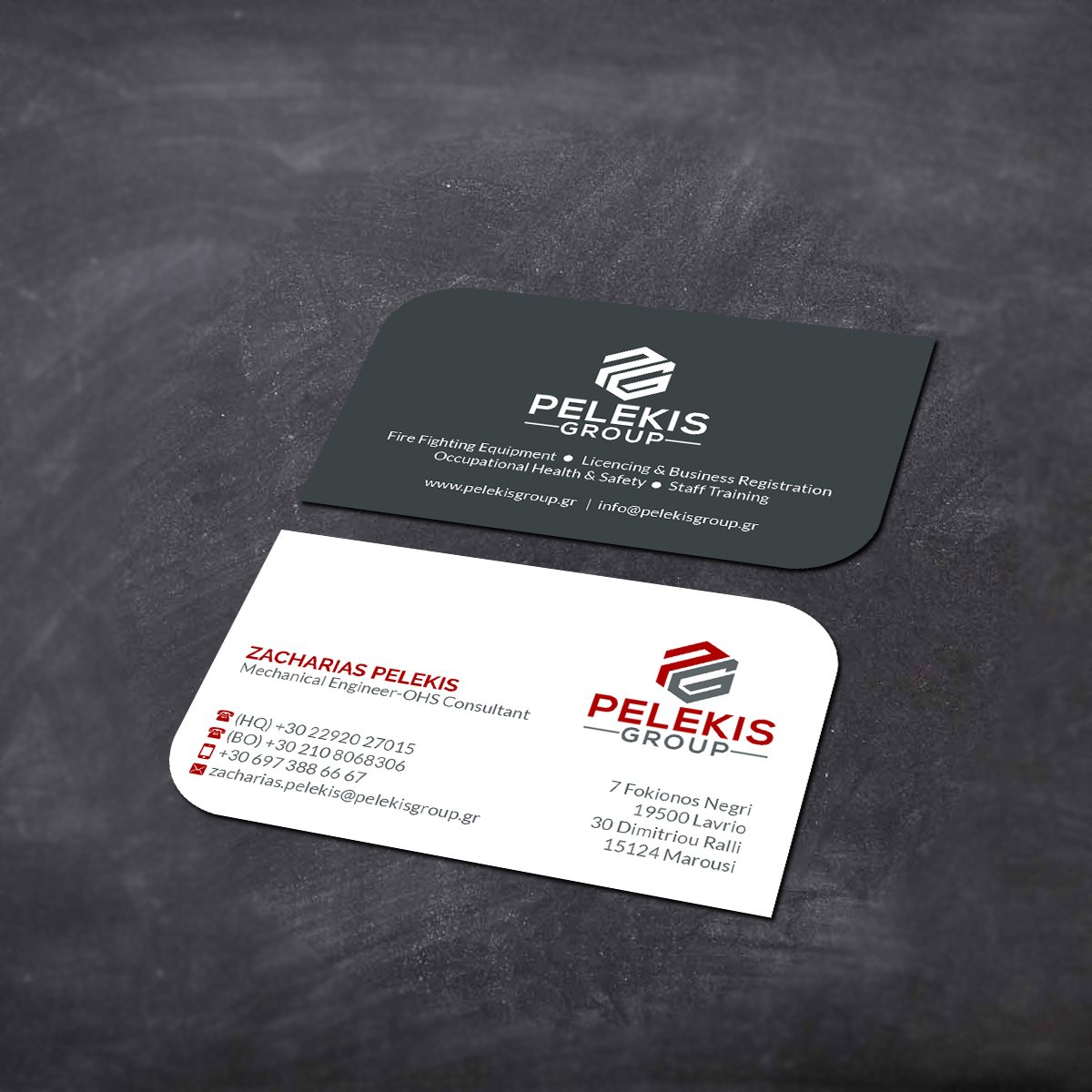 Design de Carte de Visite par Creations Box 2015 pour Pelekis Group | Design #23102853