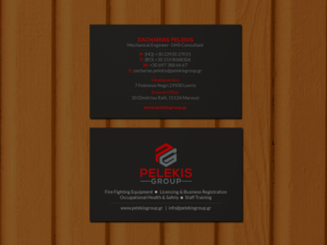 Business Card Design by Creations Box 2015 for Pelekis Group | Design: #23102920