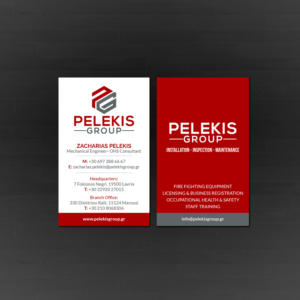 Business Card Design by Creations Box 2015 for Pelekis Group | Design: #23133969