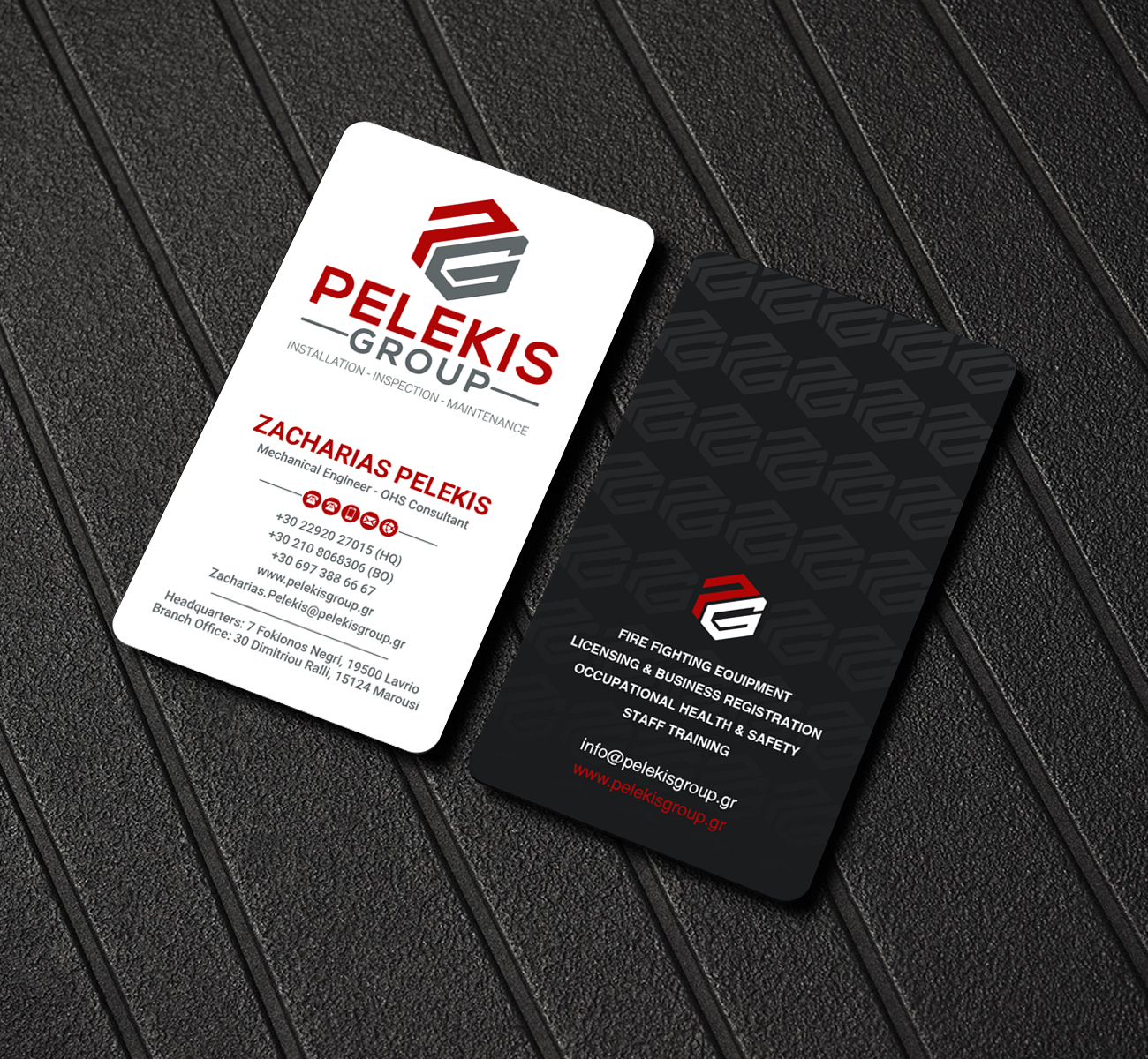 Business Card Design by LAXMI DESIGNHUB for Pelekis Group | Design #23100256