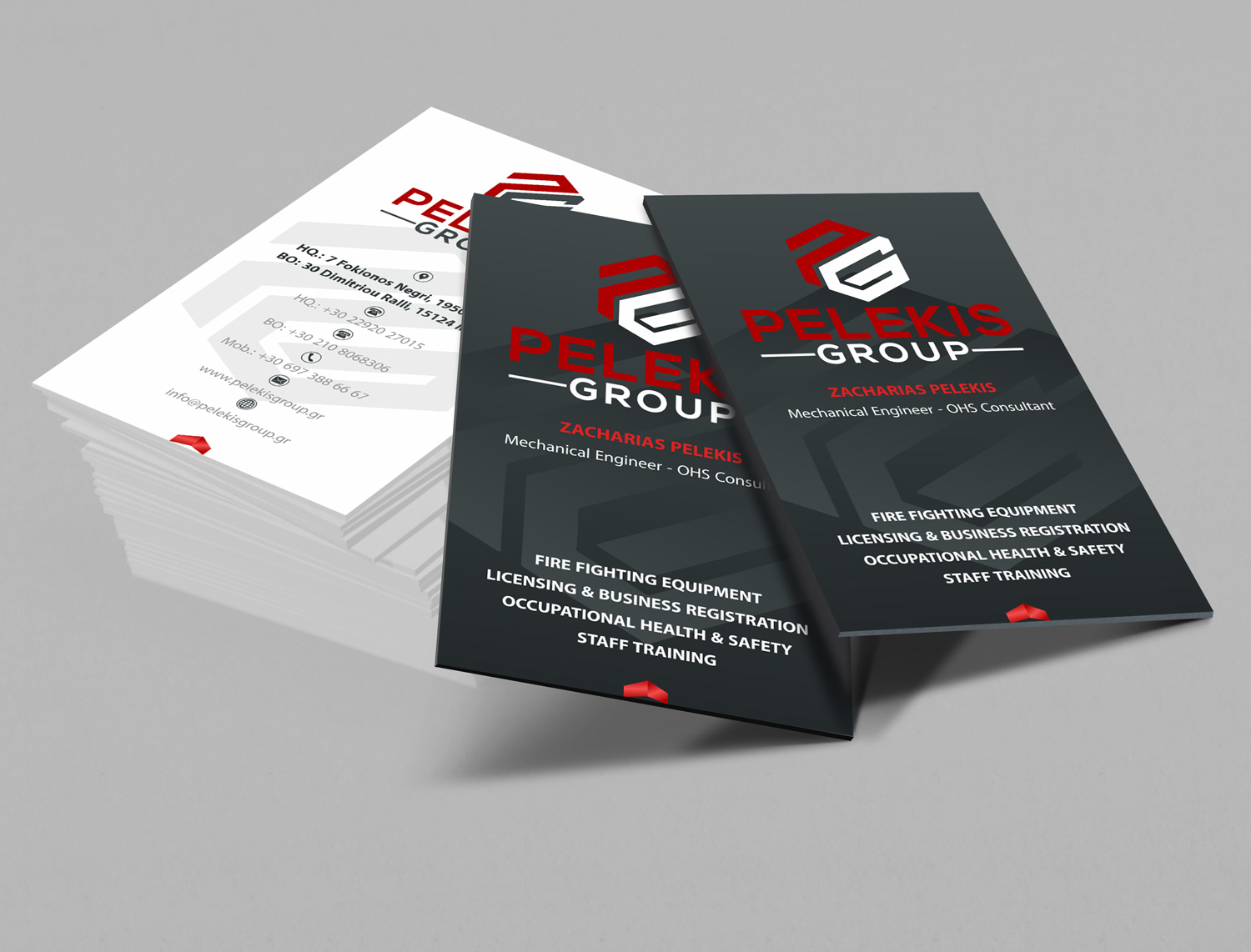 Business Card Design by Petter Goms for Pelekis Group | Design #23093173