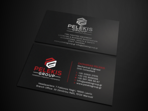 Business Card Design by Tripti Ranjan Gain for Pelekis Group | Design: #23096809