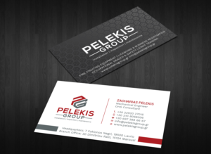 Business Card Design by Tripti Ranjan Gain for Pelekis Group | Design: #23096810
