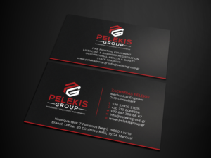 Business Card Design by Tripti Ranjan Gain for Pelekis Group | Design: #23096811