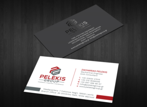 Business Card Design by Tripti Ranjan Gain for Pelekis Group | Design: #23096812