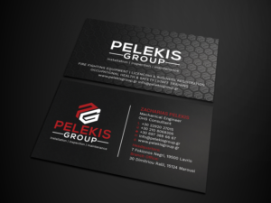 Business Card Design by Tripti Ranjan Gain for Pelekis Group | Design: #23096816