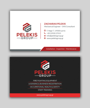 Business Card Design by T.R for Pelekis Group | Design: #23094410